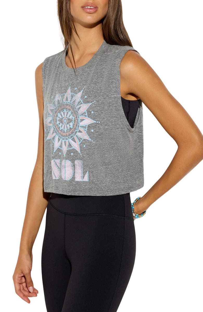 Spiritual Gangster Sol Spirit Crop Tank, Alternate, color, 