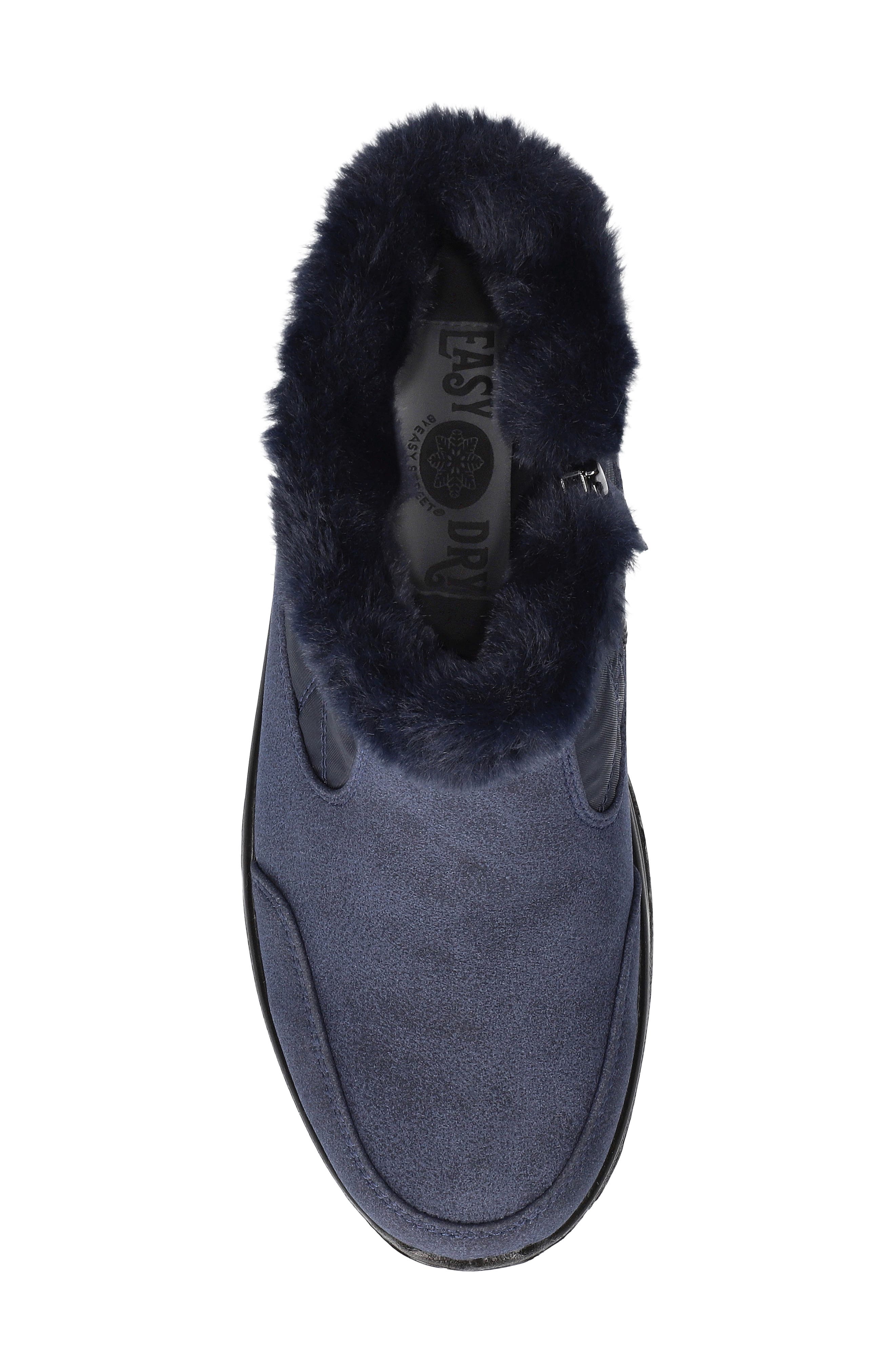 Sleet Waterproof Bootie, Alternate, color, NAVY NUBUCK