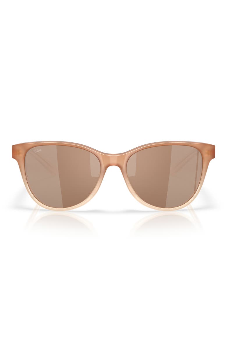 Catherine 57mm Polarized Phantos Sunglasses, Main, color, SANDBAR/ COPPER SILVER 580G
