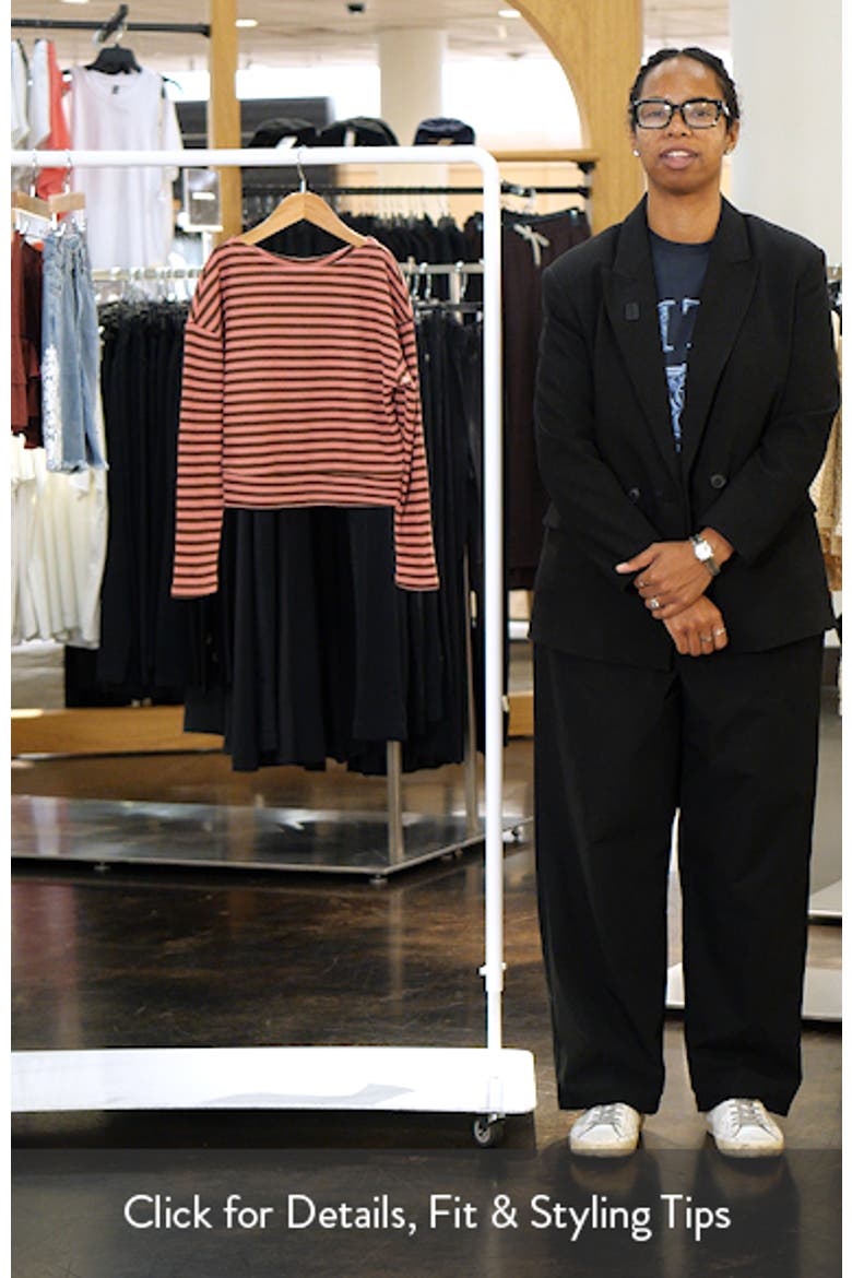 Kids' Striped Boatneck Top video