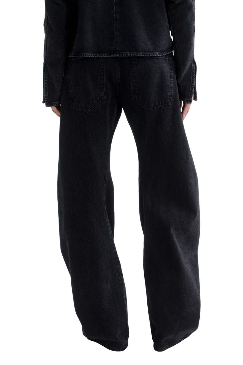 Spiral Wide Leg Jeans, Alternate, color, VANTA