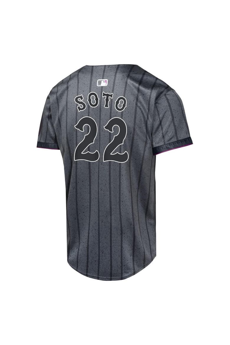 Youth Nike Juan Soto Gray New York Mets City Connect Limited Jersey, Alternate, color, Gray