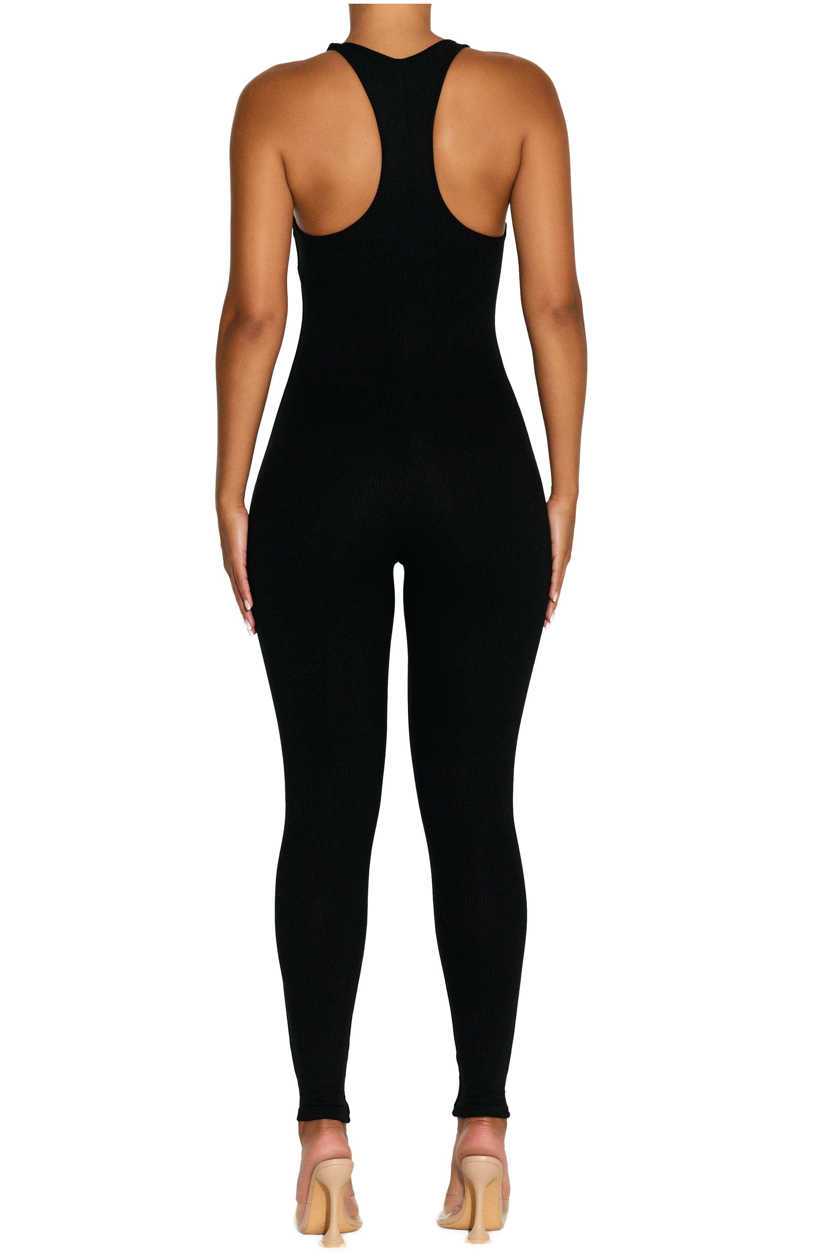 Racerback Ribbed Jumpsuit - image 2