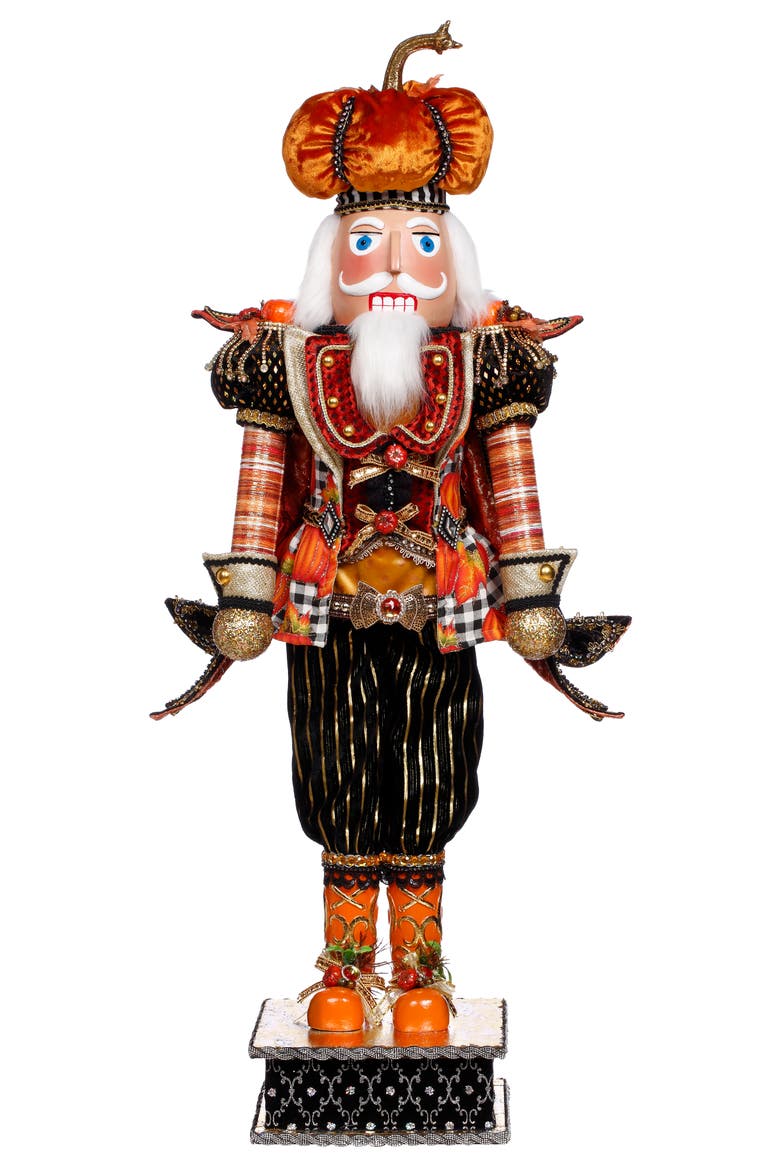 Pumpkin Nutcracker, Medium, Main, color, Orange