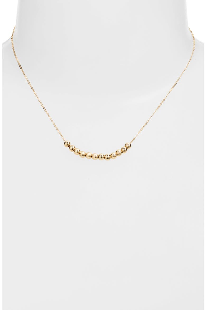 Muse Beaded Choker, Alternate, color, GOLD