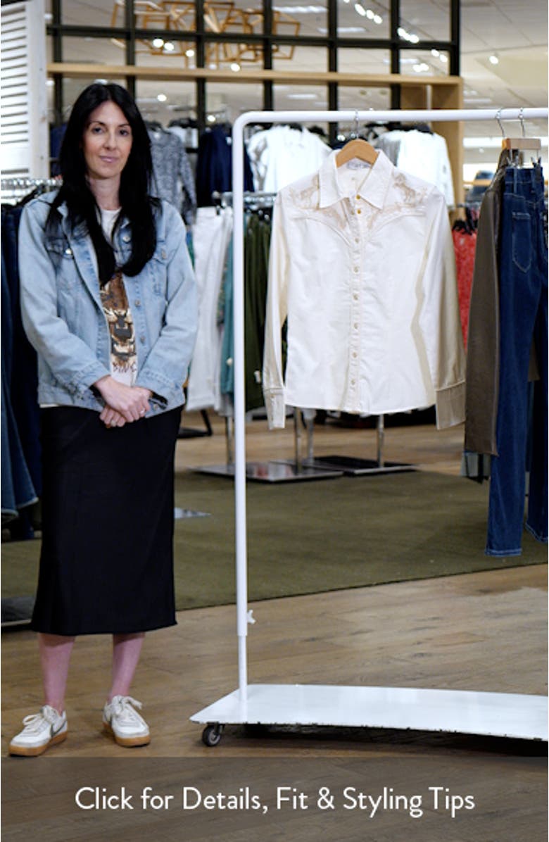 Embroidered Western Shirt, sales video thumbnail