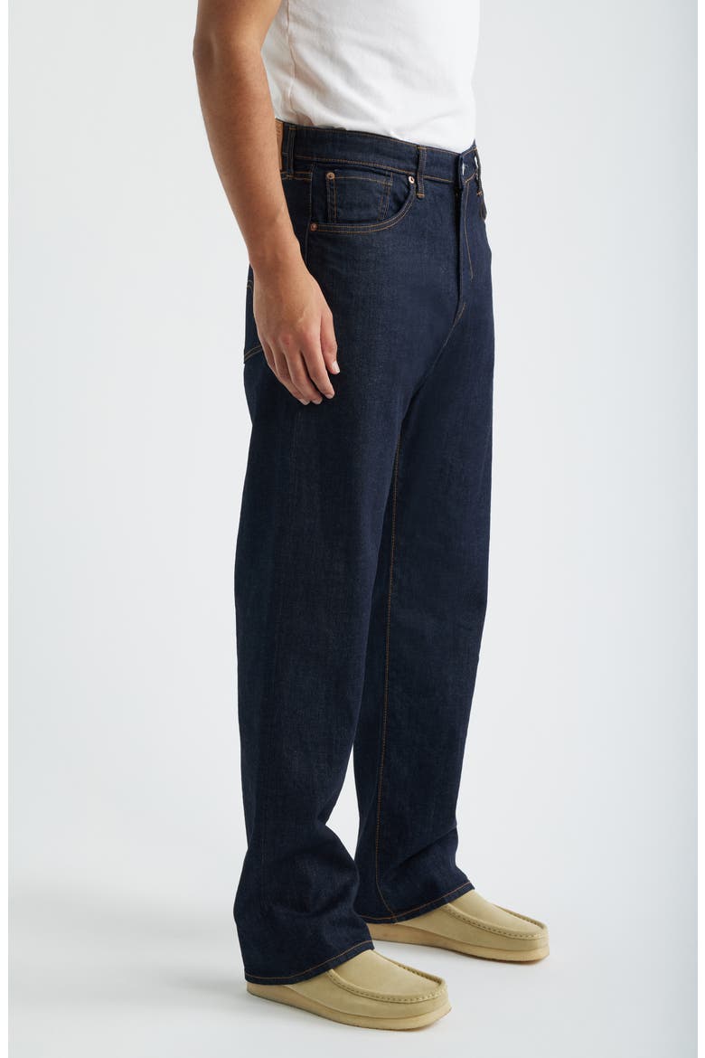 Wide Straight Leg Jeans, Alternate, color, WET