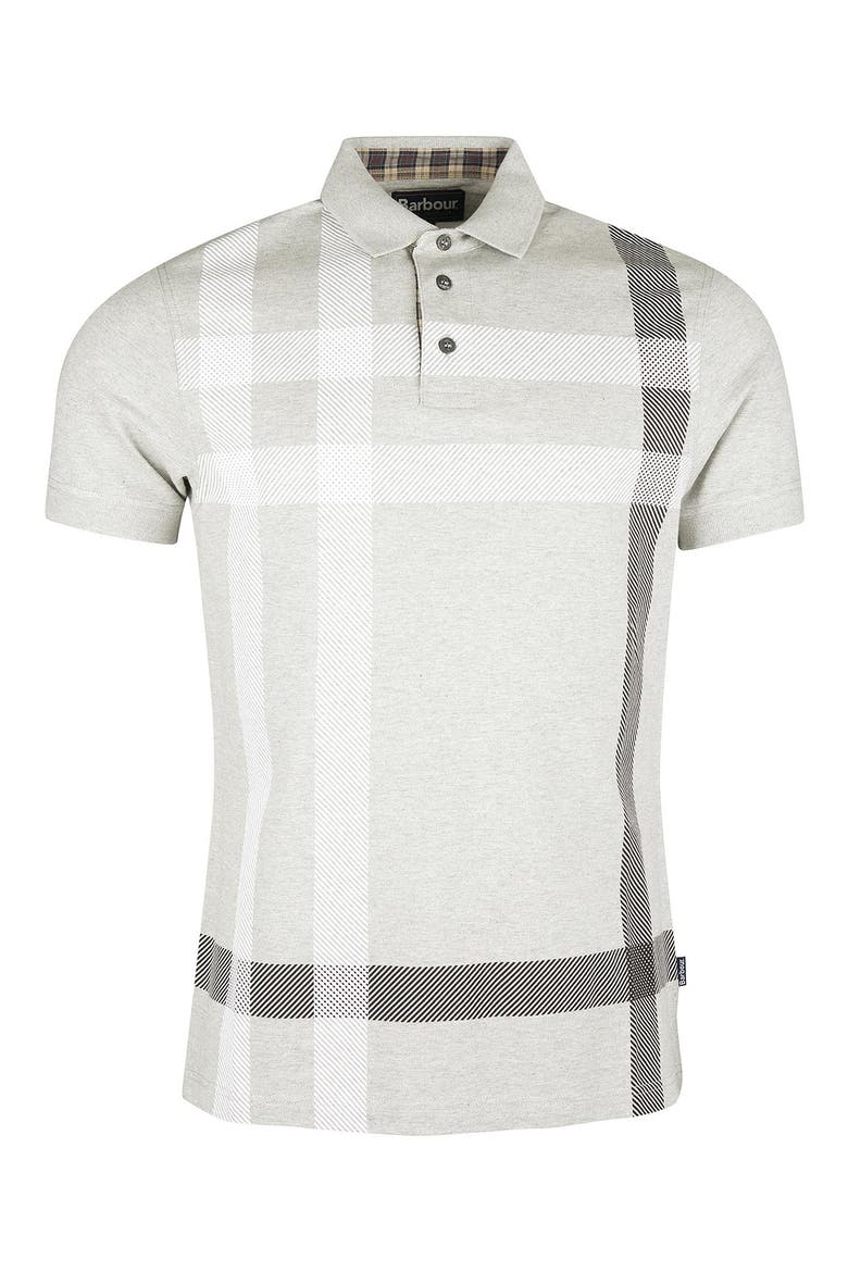 Blaine Tartan Polo, Alternate, color, GREY MARL
