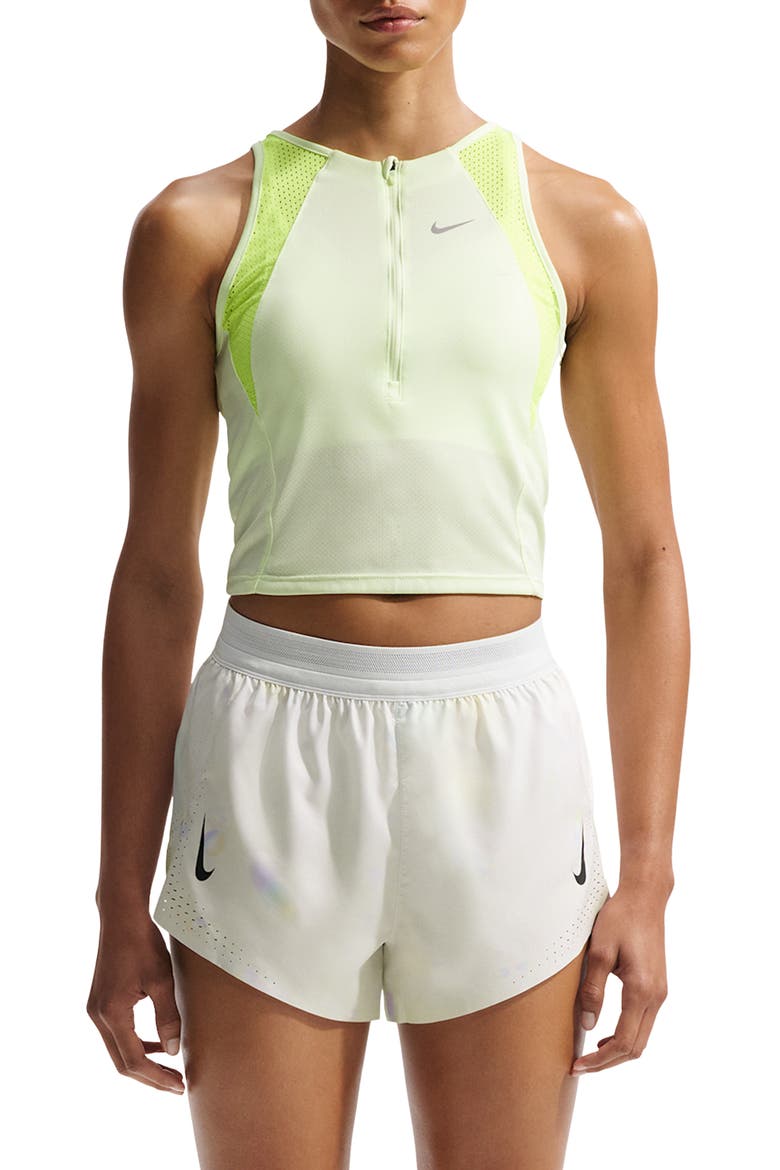 AeroSwift Dri-FIT ADV Brief-Lined 3-Inch Running Shorts, Main, color, 101 OFF WHITE/WHITE/BLACK