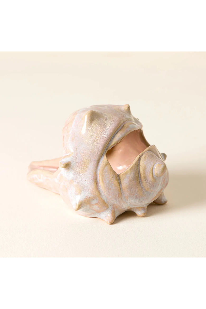 Hand Sculpted Conch Shell Speaker, Main, color, Multi