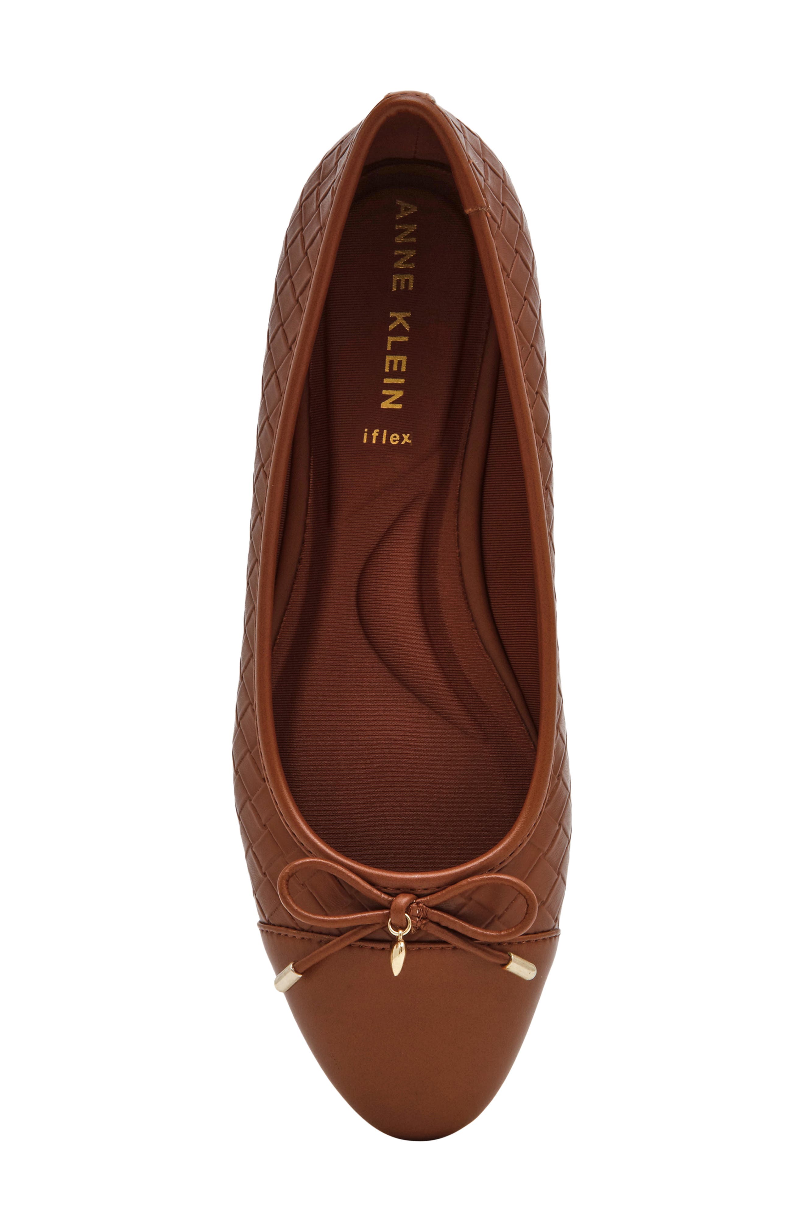 Luci Cap Toe Ballet Flat, Alternate, color, COGNAC