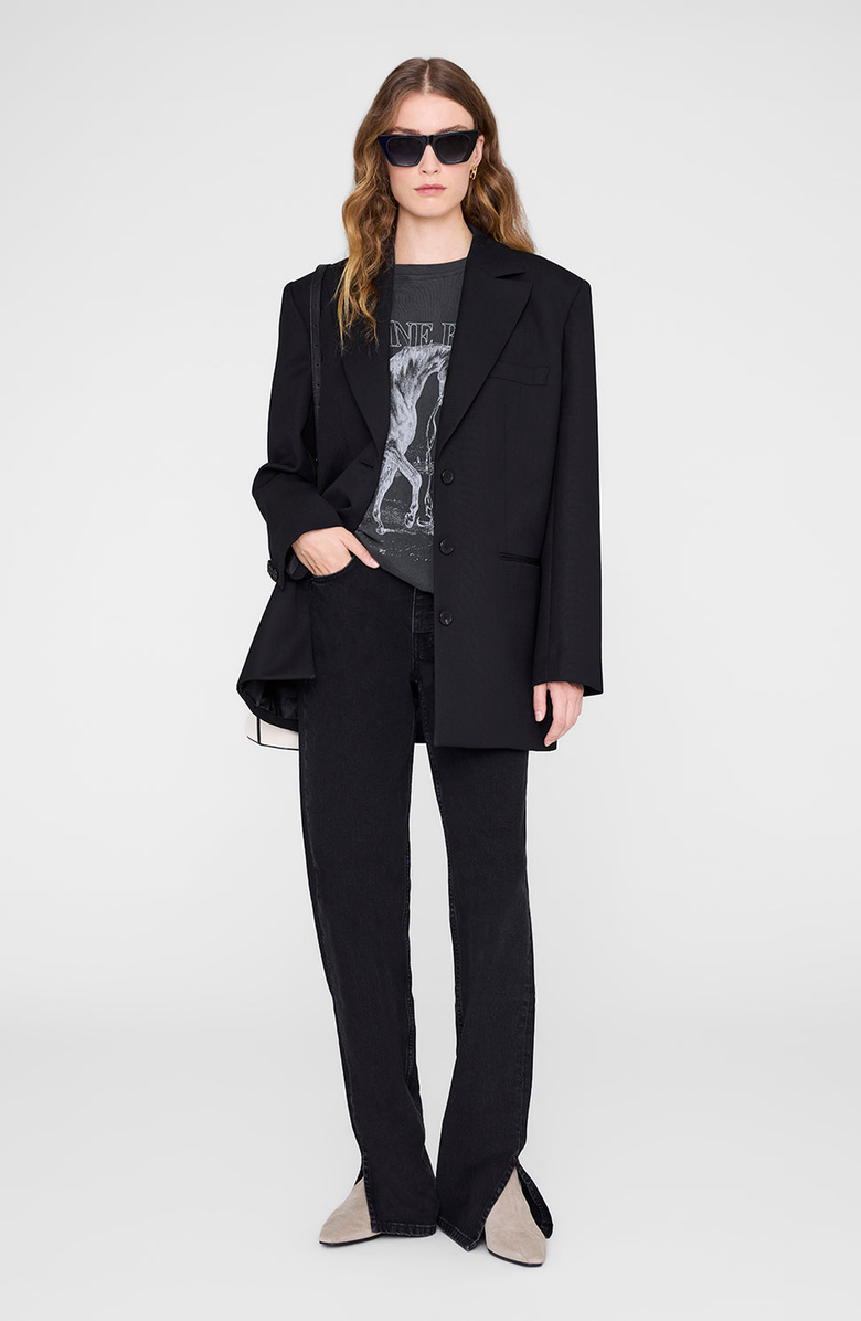 ANINE BING Lili Horse Tee, Alternate, color, 