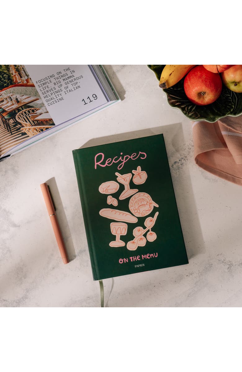 Papier Al Fresco Recipe Journal, Alternate, color, 
