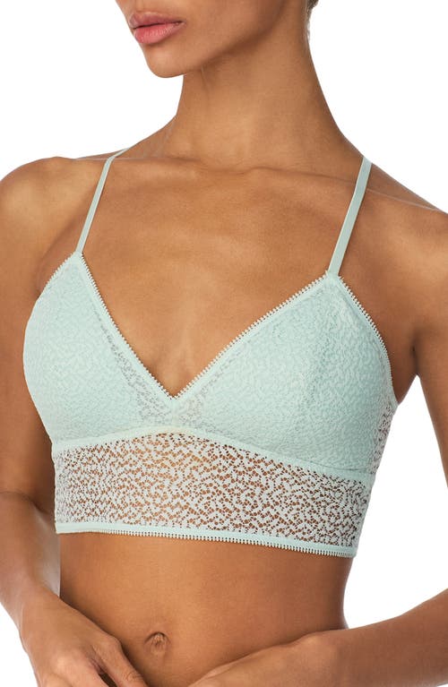 Dkny Modern Lace Longline Bralette In Surf Spray