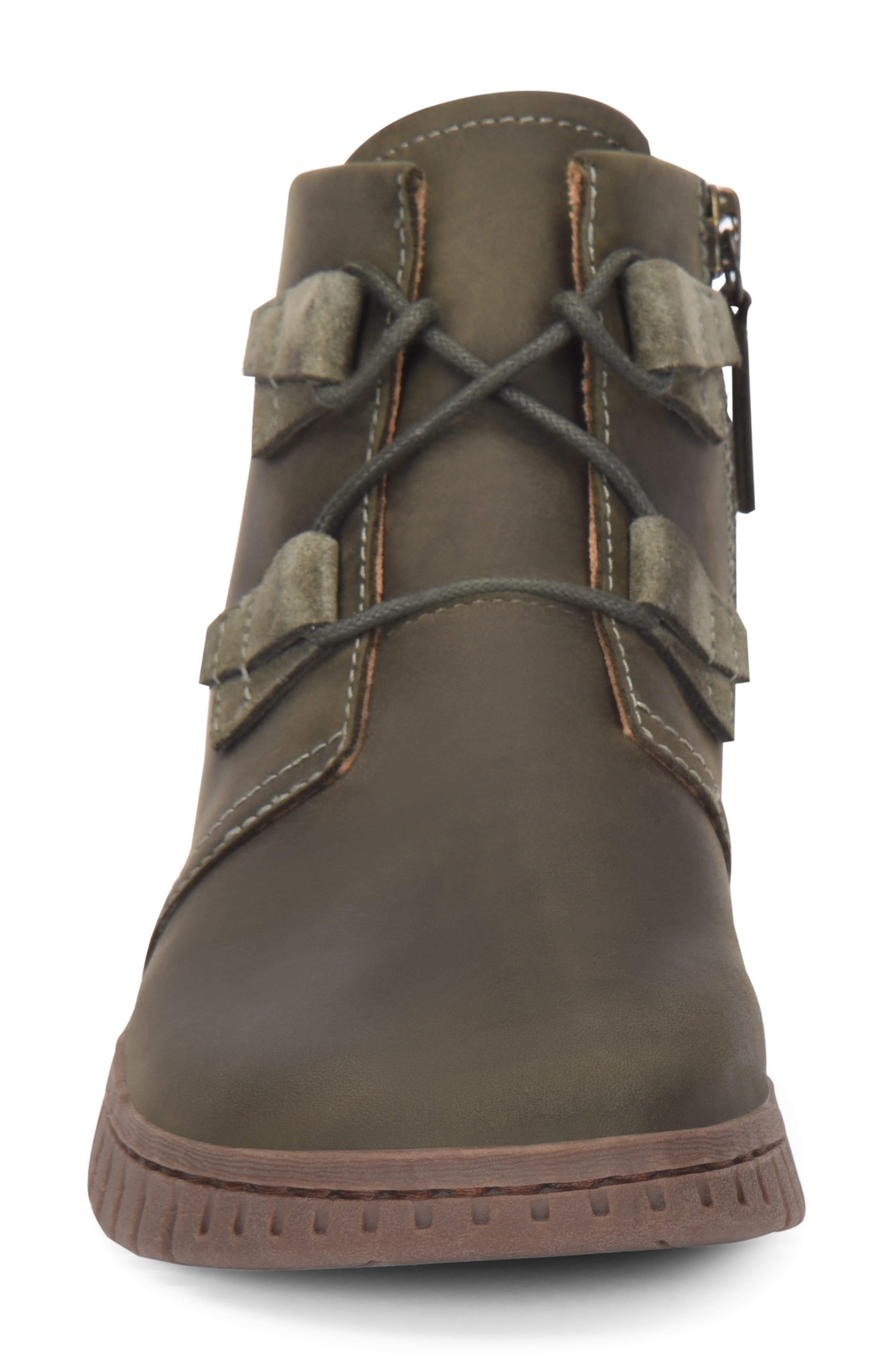 Corine Bootie, Alternate, color, OLIVE