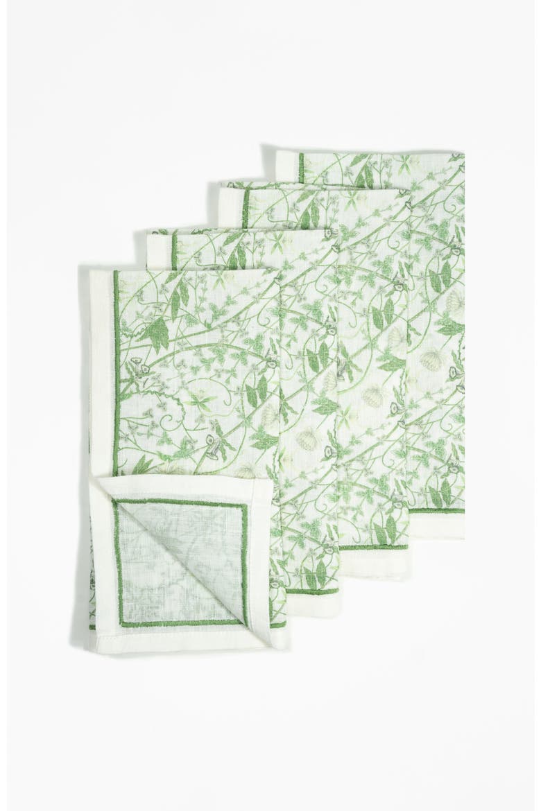 Inner Garden Society Table Linens Set, Alternate, color, Green
