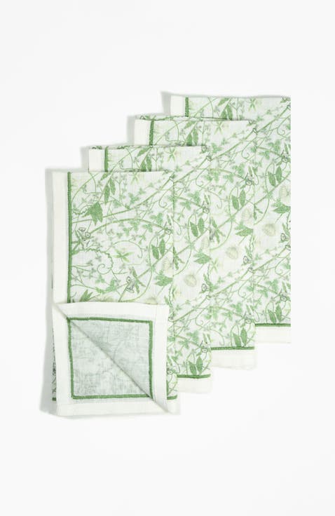 Inner Garden Society Dinner Napkins - Set of Four