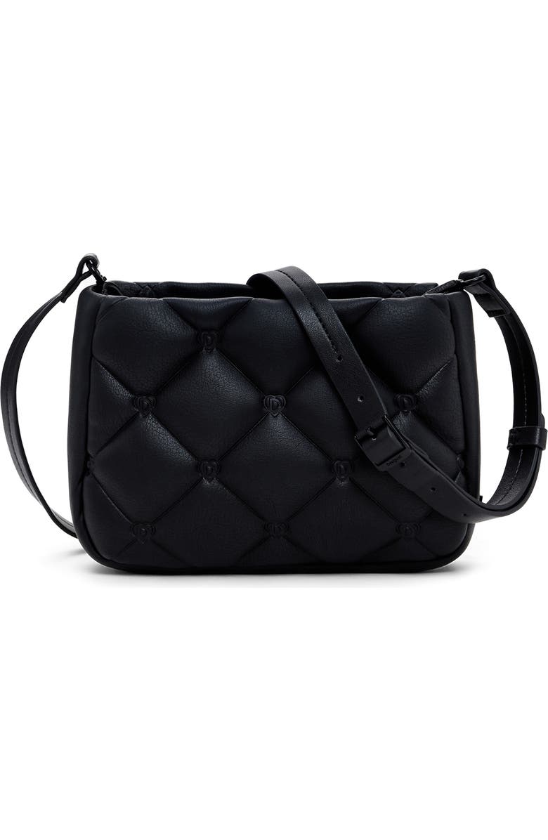 Desigual Quilted Faux Leather Handbag, Alternate, color,