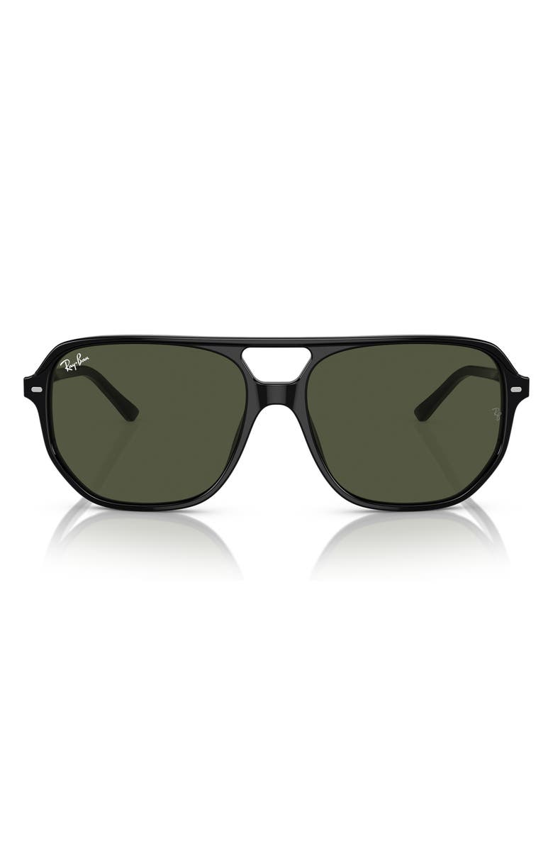 Ray-Ban Bill One 57mm Sunglasses, Main, color, Black