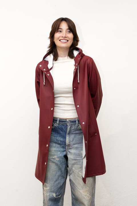 Mosebacke Hooded Long Sleeve Raincoat