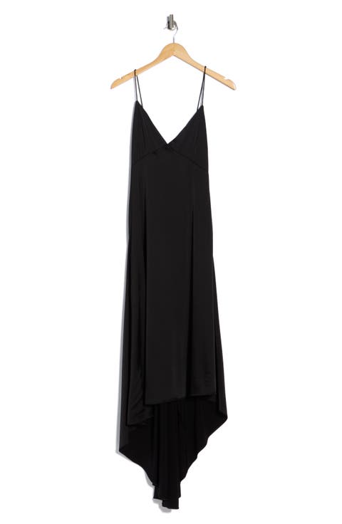 Luciana Asymmetric High-Low Slipdress