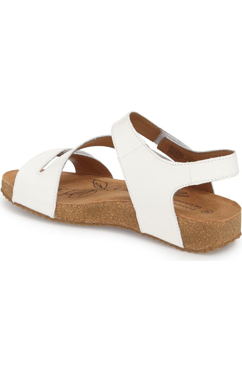 Josef Seibel Tonga 25 Sandal, Alternate, color, White Roma Leather
