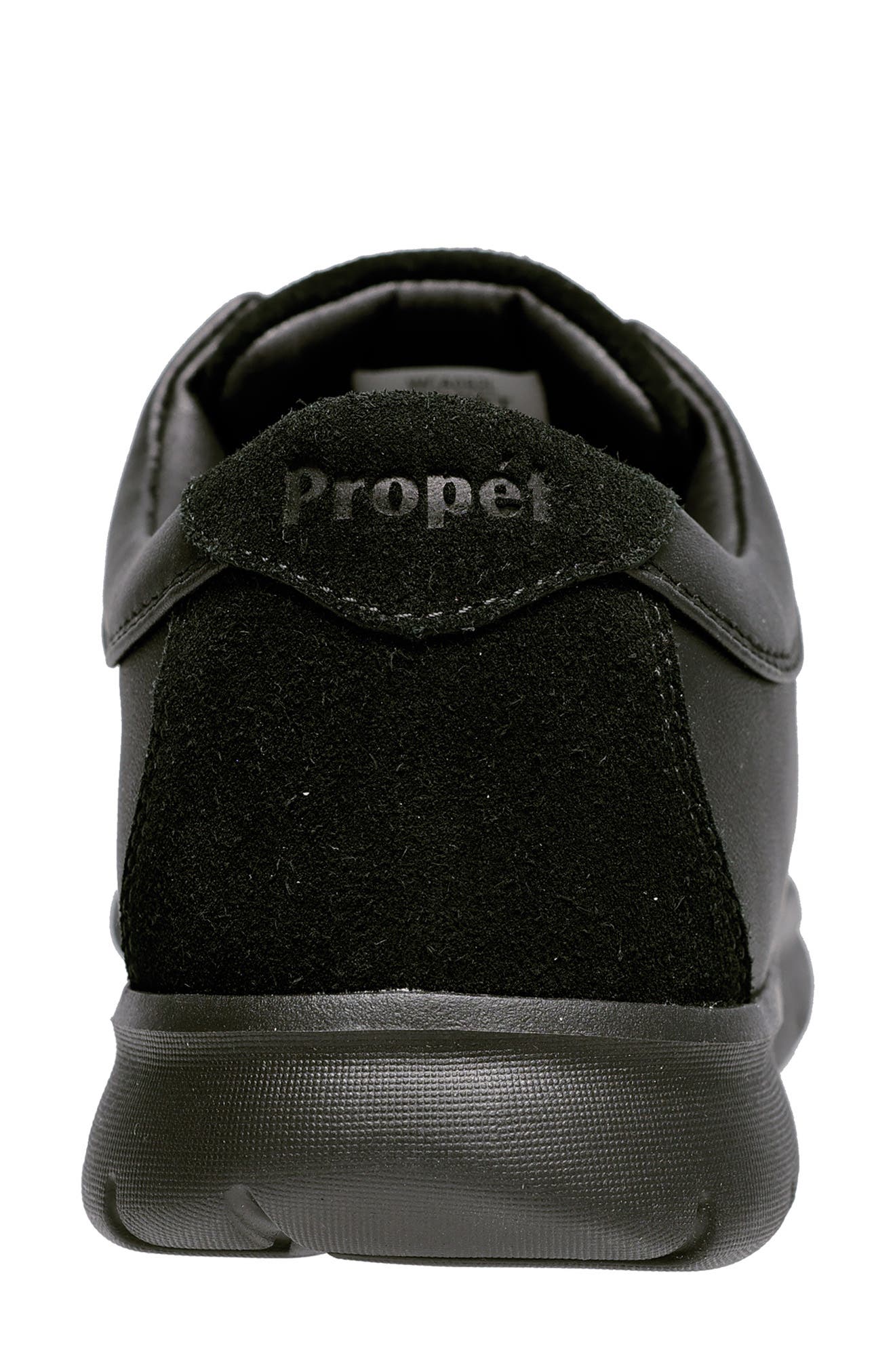 Propét Stella Lace-Up Sneaker, Alternate, color, Black