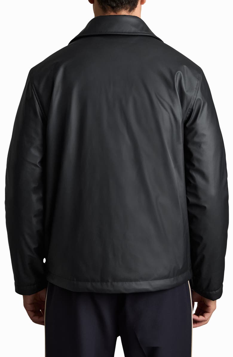 Reiss Hyde Faux Leather Shirt Jacket, Alternate, color,