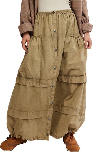Eloise Cotton Twill Maxi Skirt