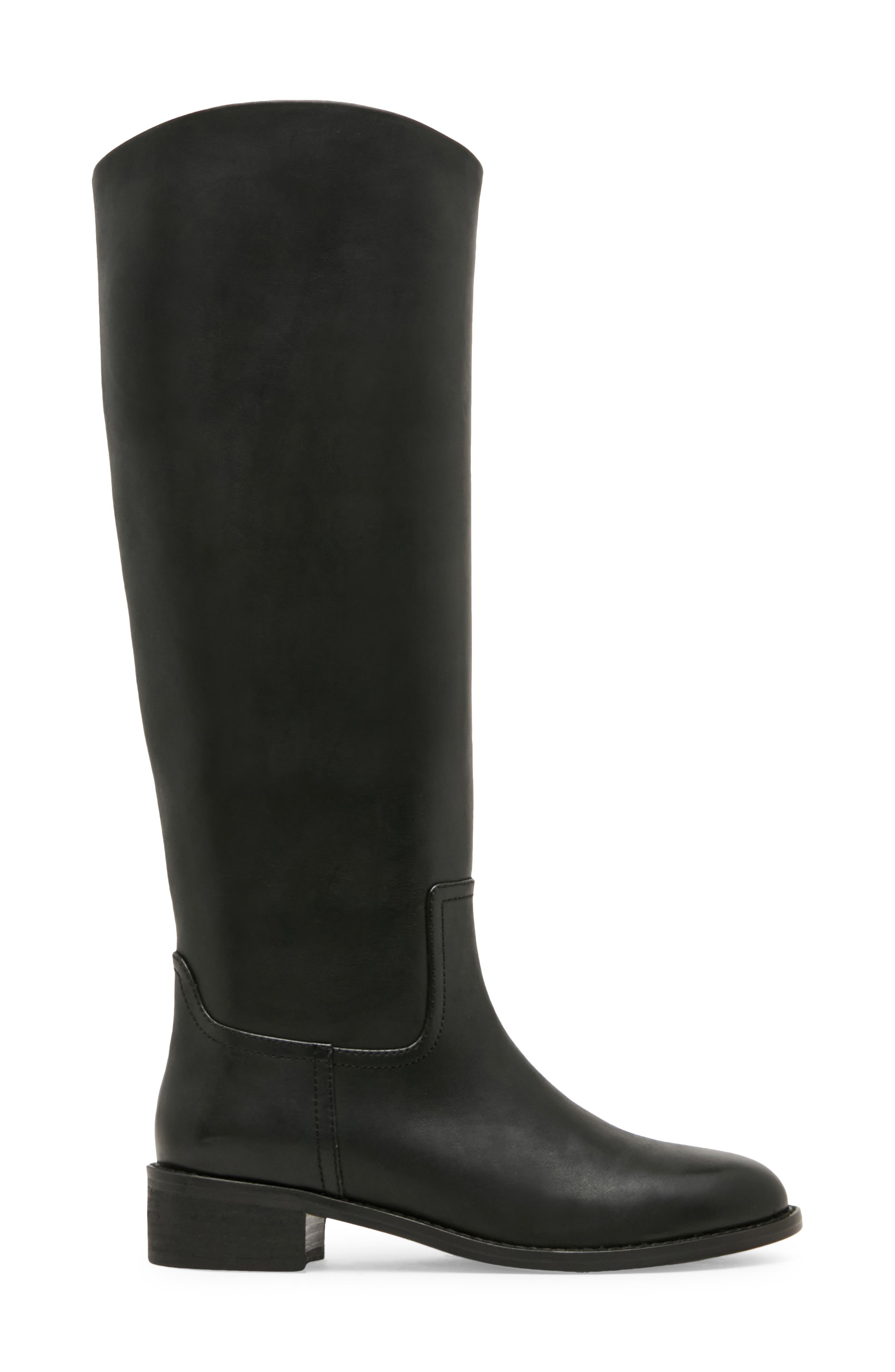 Cayley Waterproof Leather Knee High Boot, Alternate, color, BLACK LEATHER