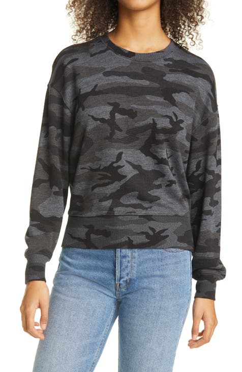 Ramona Camo Print Sweater