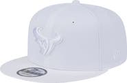 New Era Men's New Era Houston Texans Main White on White 9FIFTY Snapback Hat