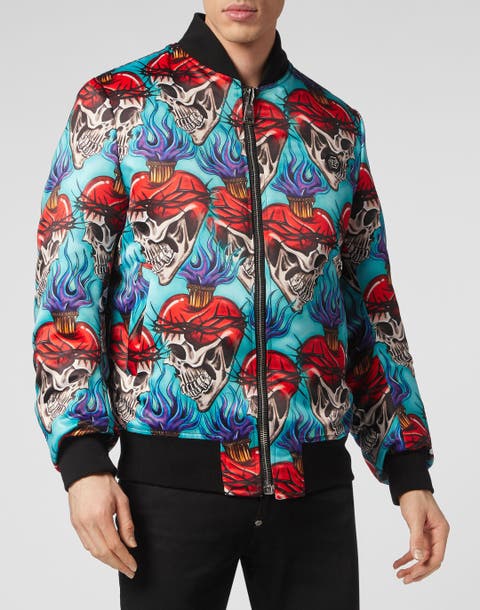 Satin Bomber Love Tattoo Men
