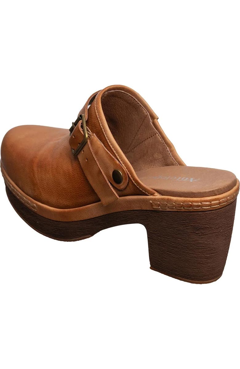 ANTELOPE Sabella Buckle Leather Mule, Alternate, color, Taupe