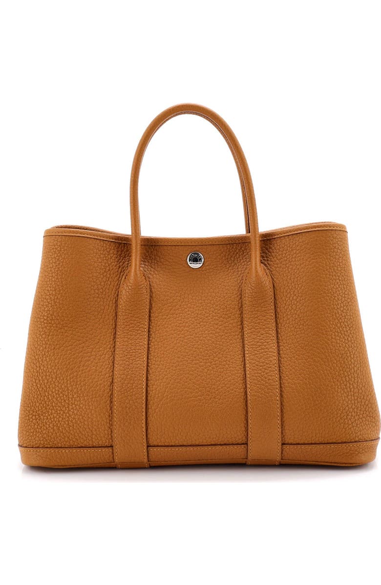 Pre-Owned Hermes Garden Party Tote Leather 30, Main, color, Sesame