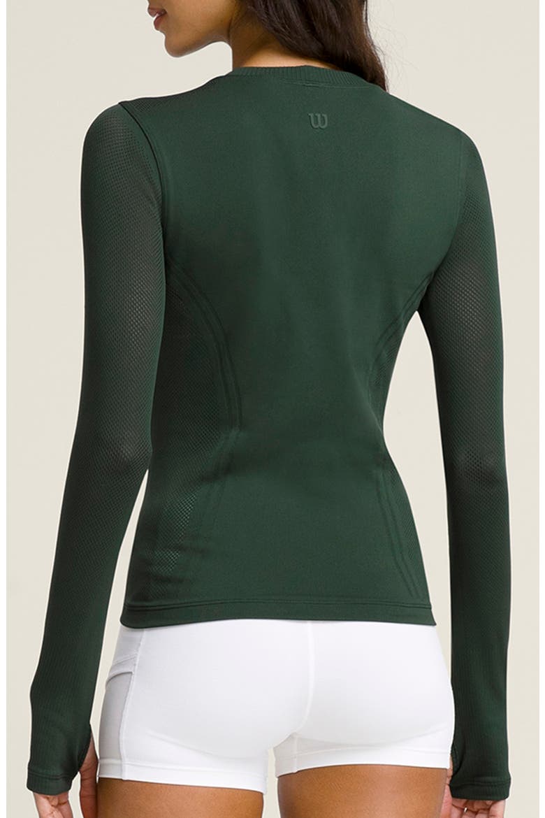 Pro Seamless Long Sleeve Top, Alternate, color, SYCAMORE