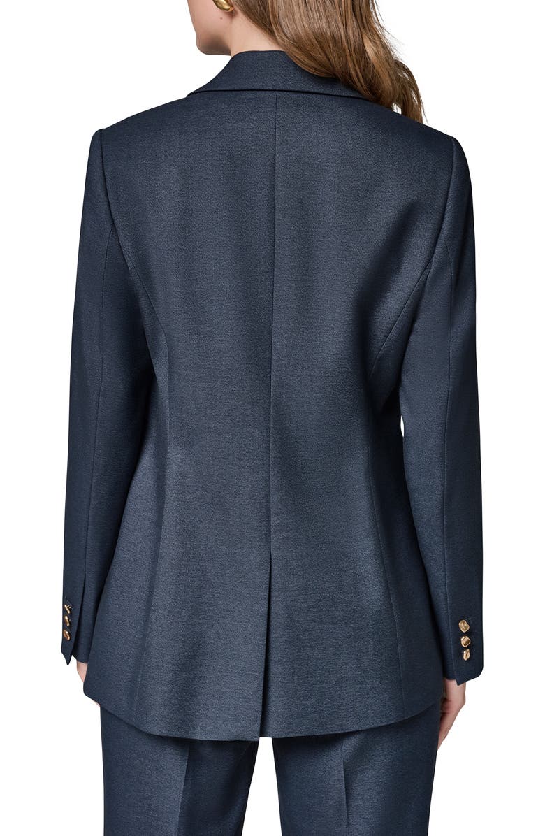 Donna Karan New York Long Blazer, Alternate, color, Nightfall