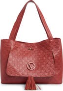 VALENTINO BY MARIO VALENTINO Ollie Dollaro Monogram Leather Tote Bag