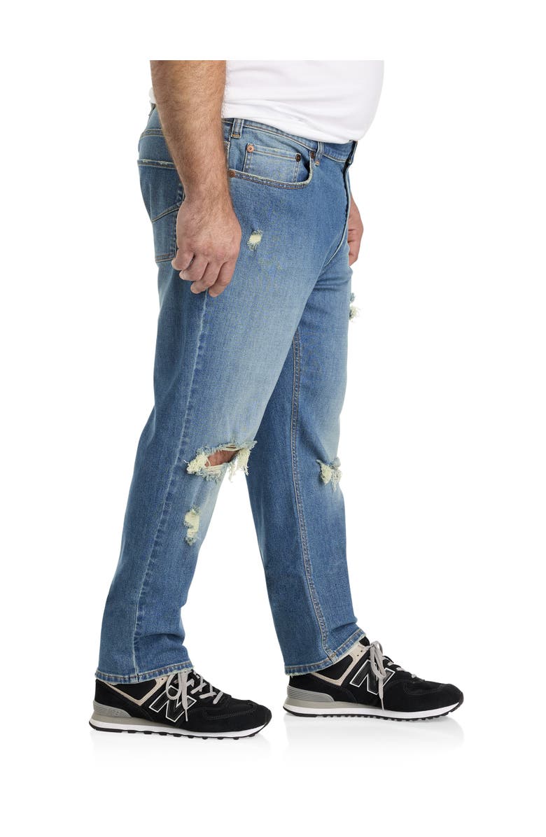 True Nation by DXL Big
Tall Ripped Tapered-Fit Jeans, Alternate, color, Faded Out
