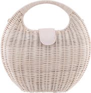 Nina Kava Rattan Handbag