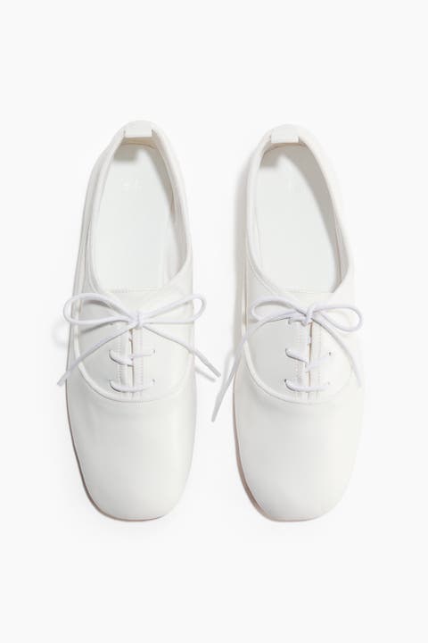 Lace-up Ballet Flats