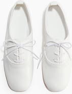 H&M Lace-up Ballet Flats