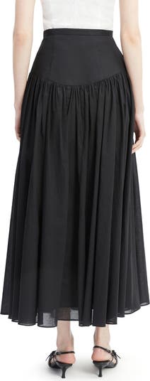 MACHATT マチャット リップストップ ロングスカート 黒 ブラック