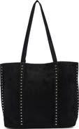MODA LUXE Faux Suede Tote with Pouch