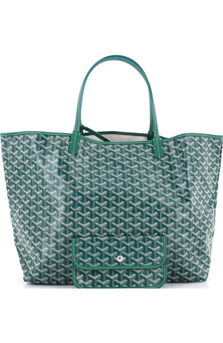Pre-Owned Goyard Saint Louis Tote Coated Canvas GM, Alternate, color, Green