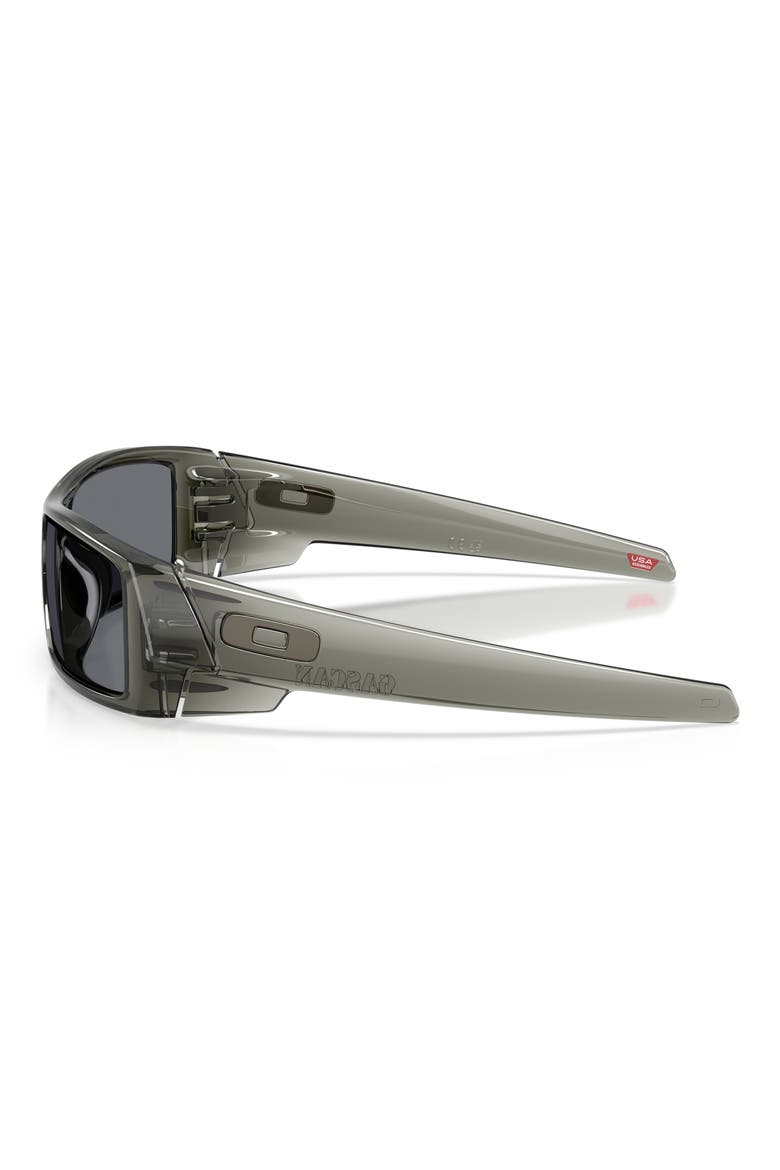 60mm Gascan Rectangle Sunglasses, Alternate, color, GREY SMOKE / GREY
