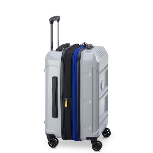 Delsey Paris Rempart Carry-on Hardside Expandable Luggage With Spinner Wheels In Storm Grey