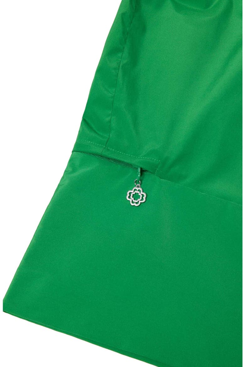 Tie-up waterproof hood, Alternate, color, Green