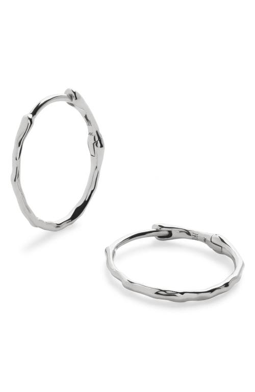 Monica Vinader Small Siren Hoop Earrings