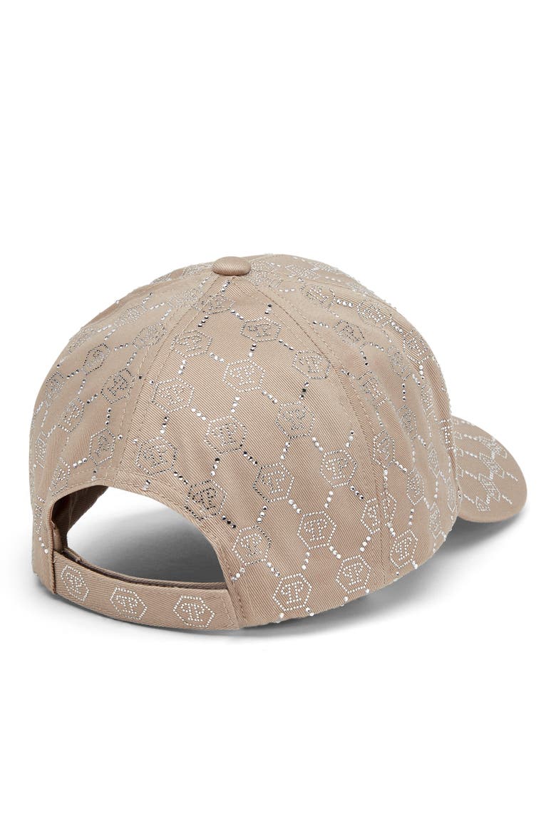 Baseball Cap Monogram Unisex, Alternate, color, beige